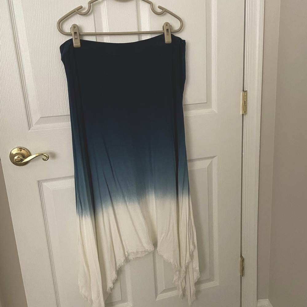 Love by Anthropologie ombré midi skirt. Good condition, true to size